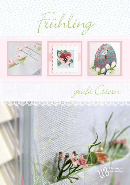 Leaflet - Frühling grüßt Ostern - Kreuzstichmuster