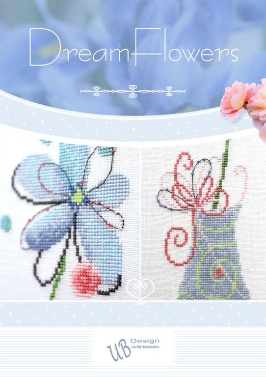 Leaflet - Dreamflowers - Kreuzstichmuster