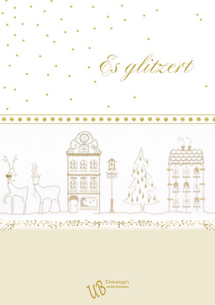 Leaflet - Es glitzert - Kreuzstichmuster
