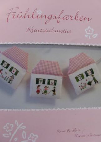 Leaflet Frühlingsfarben - Kreuzstichmuster