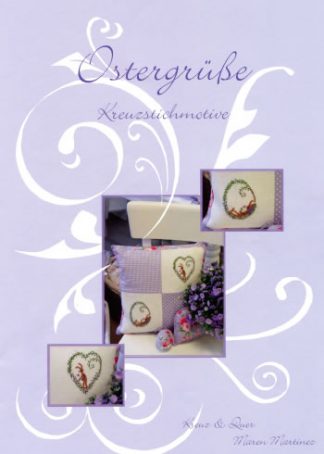 Leaflet Ostergrüße - Kreuzstichmuster