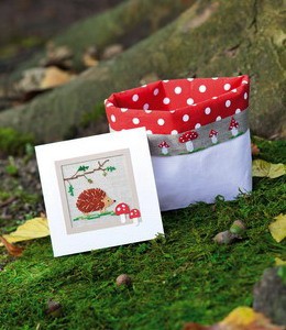 Kreuzstichbuch - Jahreszeiten Herbst &Winter – Bild 6