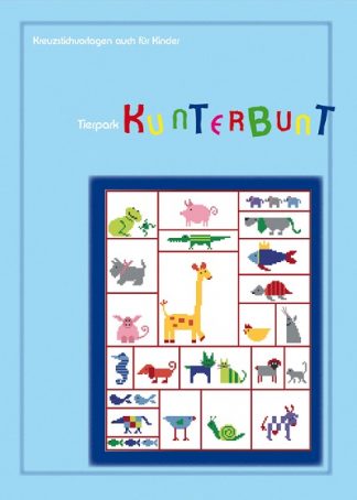 Kreuzstichheft - Kunterbunt