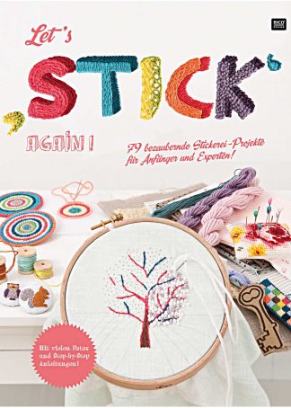 Stickbuch - Let´s stick again