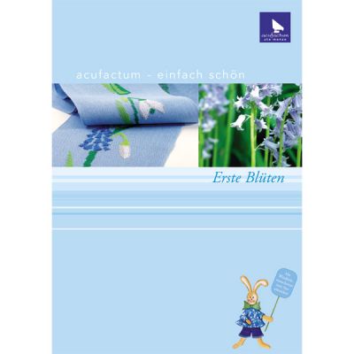 Leaflet - Erste Blüten - Kreuzstichmuster
