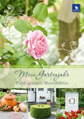 Buch - Mein Gartenjahr - Kreuzstichmuster