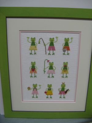 Froschmustertuch