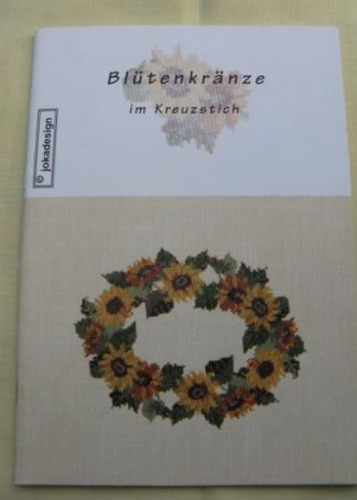 Blütenkränze im Kreuzstich