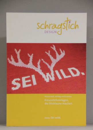 Sei wild, rot-weiß