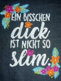 Ein bisschen dick...