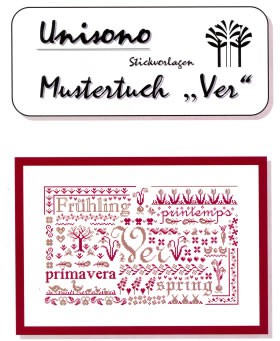 Mustertuch Ver (Frühling)
