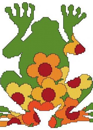 Frosch, gelb-orange