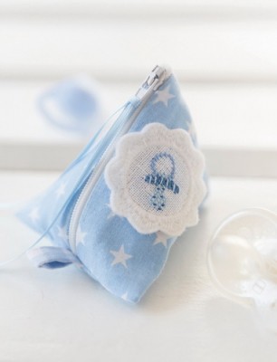 V/630 Schnullertasche, blau