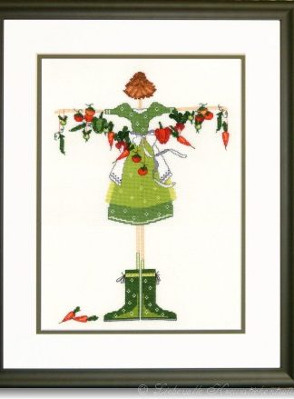 Lulu Belle mit Gemüse
