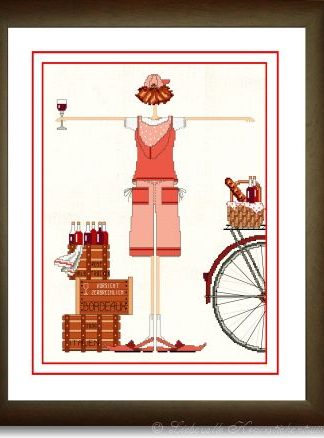 Stickpackung - Lulu Belle beim Picknick