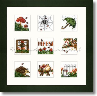 Stickpackung - Herbstimpressionen