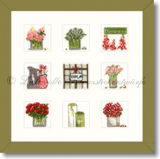 Stickpackung - Blumenallerlei