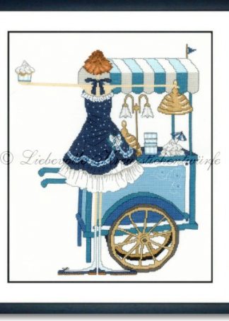 Stickpackung - Lulu Belle Eisverkäuferin, blau