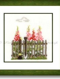 Stickpackung - Rosaroter Frühling 1