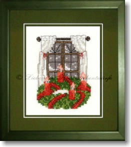 Stickpackung - Fenster im Advent 3