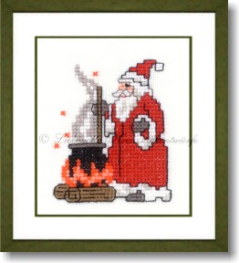 Stickpackung - Santas Weihnachtspunsch