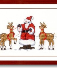 Santas Rentierkinder