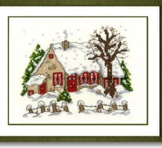 Stickpackung - Idylle im Schnee 1