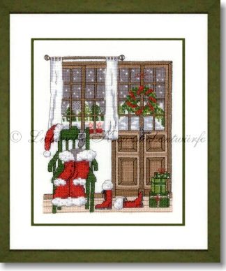 Stickpackung - Santas Haustür