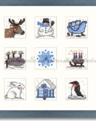 Stickpackung - Frostige Winterzeit