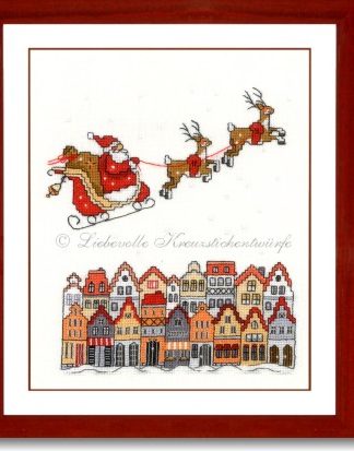Stickpackung - Santa kommt in die Stadt