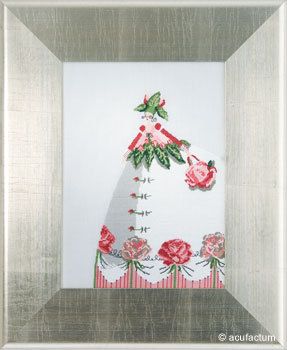 Stickpackung Rosenfrau