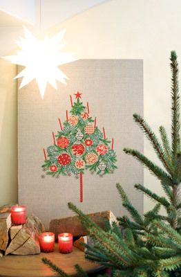 Stickpackung Weihnachtsbaum
