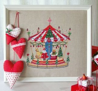 Stickpackung Weihnachtskarussel