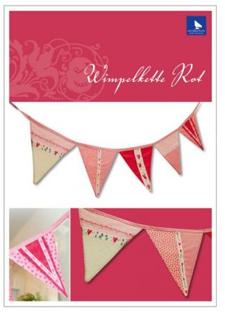 Wimpelkette, rot
