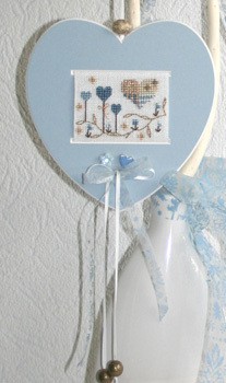 Passepartout-Herz Fb. franz. blau