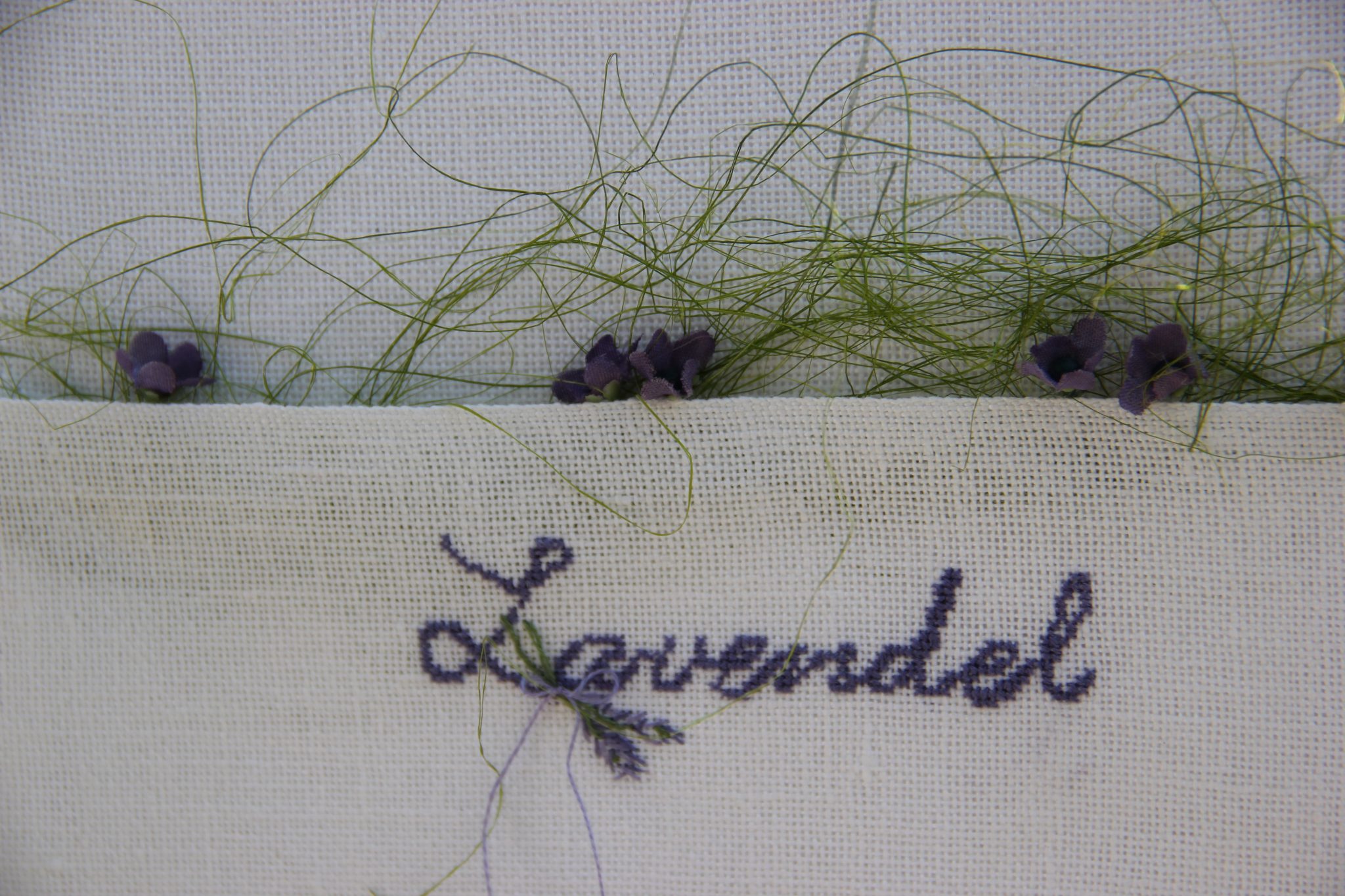 Leaflet - Lavendelduft - Kreuzstichmuster – Bild 4