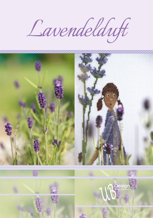 Leaflet - Lavendelduft - Kreuzstichmuster