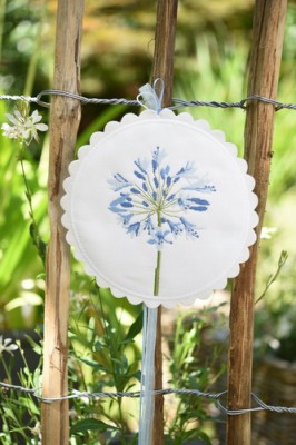 Stickbutton, groß - Agapanthus