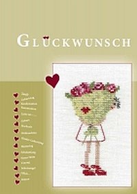 Kreuzstich Leaflet - Glückwunsch
