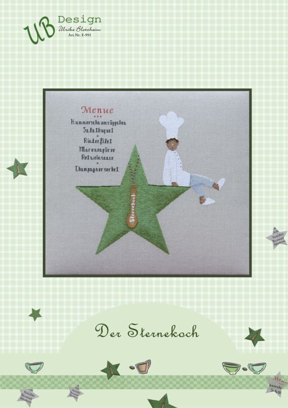 Stickanleitung "Der Sternekoch"