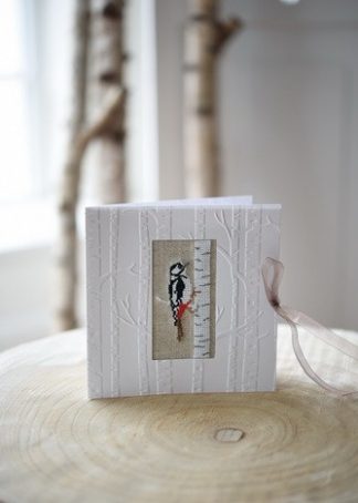 Passepartoutkarte -Buntspecht-