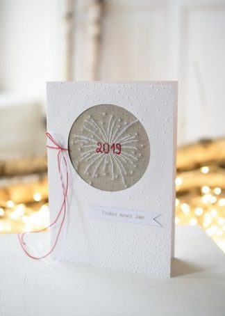 Passepartoutkarte -Silvester-