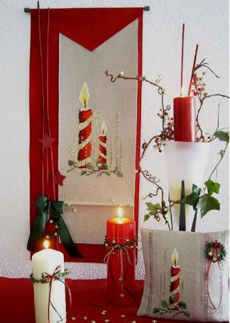 Kerzenschein zur Weihnachtszeit
