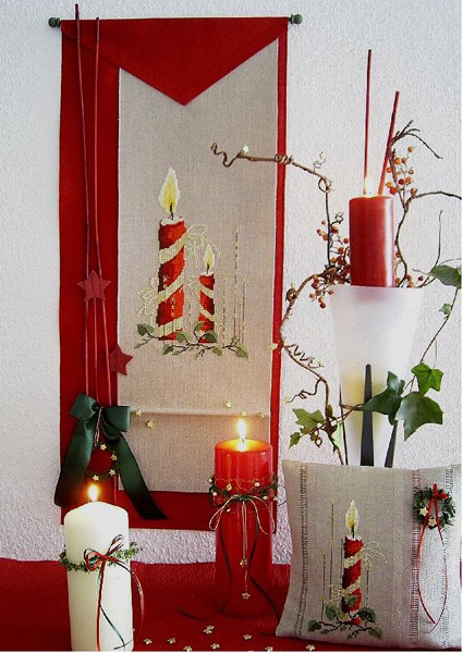 Kerzenschein zur Weihnachtszeit