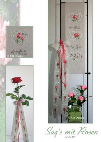 Sag's mit Rosen