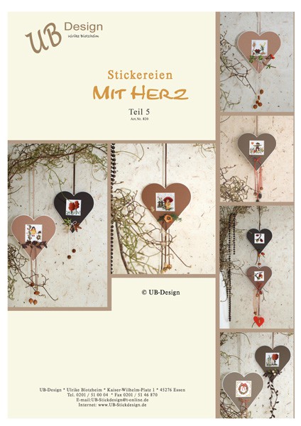 Stickereien "Mit Herz" Teil 5