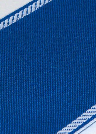 royal blau, weißer Rand