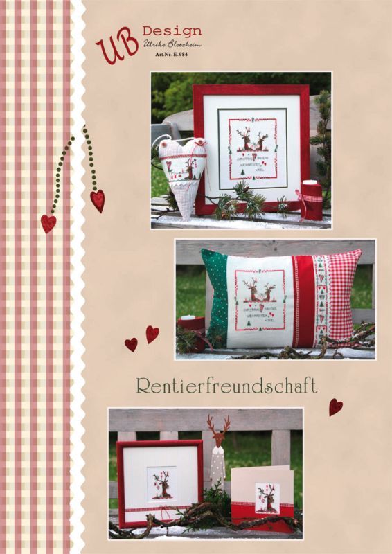 Stickanleitung "Rentierfreundschaft"