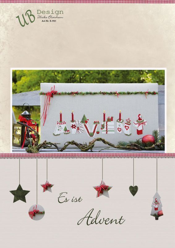 Stickanleitung "Es ist Advent"