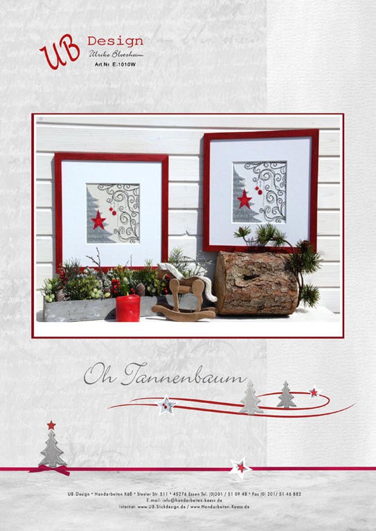 Stickanleitung "Oh Tannenbaum"